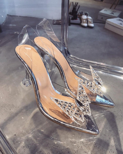 ELIZE KRİSTAL TAŞLI STILETTO